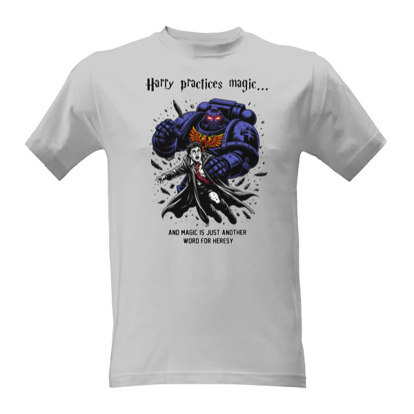 Tričko s potiskem Warhammer Harry